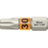 Embout dur dur 1/4 DIN 3126 C6.3 T30x25mm fonction de maintien Wera