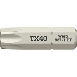 Embout dur dur 1/4 DIN 3126 C6.3 T40x25mm fonction de maintien Wera