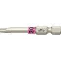 Embout dur dur 1/4 DIN 3126 E6.3 T20x50mm fonction de maintien Wera