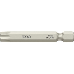 Embout dur dur 1/4 DIN 3126 E6.3 T40x50mm fonction de maintien Wera