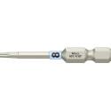 Embout dur dur 1/4 DIN 3126 E6.3 T8x50mm fonction de maintien Wera