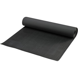 Tapis à larges rainures PRO. NR/SBR. noir. 3mm. 1200mm 10m FORTIS