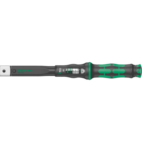 Clé dynamométrique Click-Torque X 3 20-100Nm 9x12mm Wera