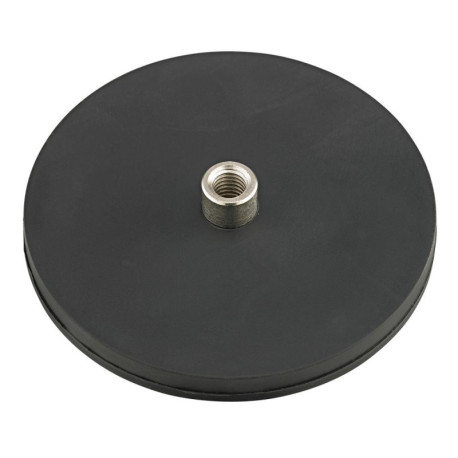 Aimant plat en caoutchouc 43mm avec douille M6 récompense