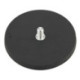 Aimant en caoutchouc plat de 43 mm avec filetage interne. récompense M6