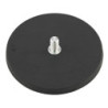 Aimant en caoutchouc plat de 66 mm avec filetage intérieur. Récompense M5