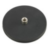 Aimant plat en caoutchouc 88mm avec douille M8 Beloh