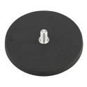 Aimant en caoutchouc plat de 88 mm avec filetage intérieur. récompense M8