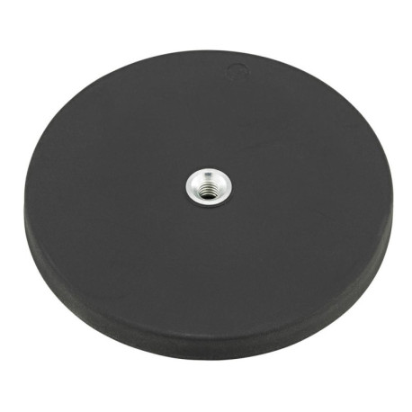Aimant plat en caoutchouc 88mm avec broche M8 récompense