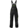 Salopette FORTIS H 24. noir/vert anis. Gr. 58