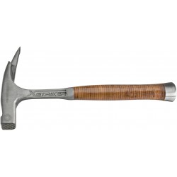 Marteau de charpentier en acier avec manche revetu du cuir XSTRIKER
