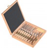 Coffret d'outils de sculpture 11 pièces Nr.3441 Kirsche