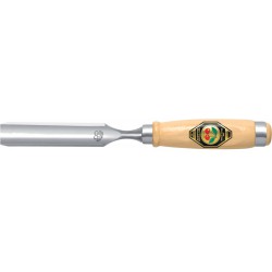 Ciseaux a gouge l.26mm manche hetre blanc Kirsche