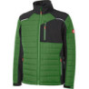 Veste matelassée hybride taille vert/noir. Éléments Fortis 4XL