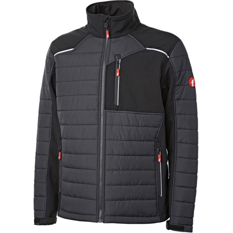 Veste matelassée hybride taille noire. XS Fortis Éléments
