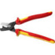 Coupe-câbles VDE avec poignées multi-composants forme de tête fine 225 mm KNIPEX