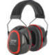 Casque anti bruit 31dB EN 352-1 Rouge FORTIS