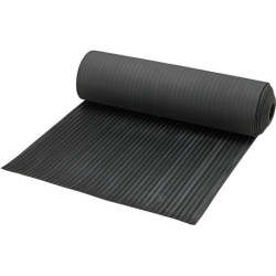 Tapis à bandes PRO. NR/SBR. noir. 6 mm. 1000mm 10m FORTIS