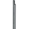 Tige verrouillage porte 13x1000mm galvanisé brillant,