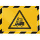 Cadre magnétique SECURITY A4 DURAFRAME jaune/noir