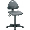 Chaise de bureau rembourré par mousse intégrale - avec patins hauteur réglable 430 – 600 mm