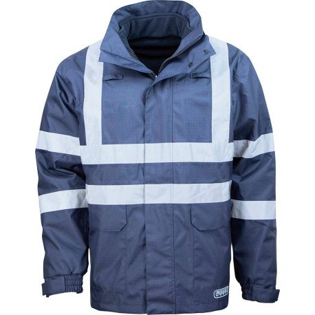 Parka multinorme 3850B bleue. Réflexe. Taille 2XL Taille 2XL