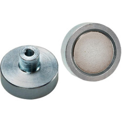 Pince plate NdFeB. w.wt. Récompense 40 x 8,0 / 18,0 mm