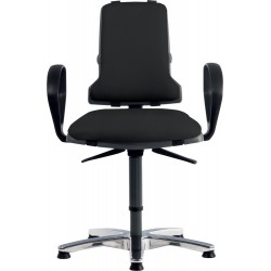 Sintec 160 Fauteuil de bureau pivotant 450–640 mm et hauteur avec roulettes glisse