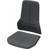 Assise fauteil noir PU (Par 4)
