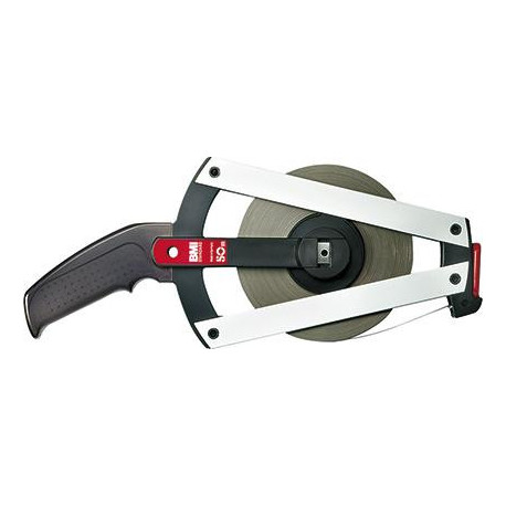 Mètre ruban cadre fibre de verre 50mx13mm début de mesure B IMC