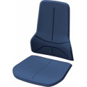 Assise fauteil bleu PU (Par 4)