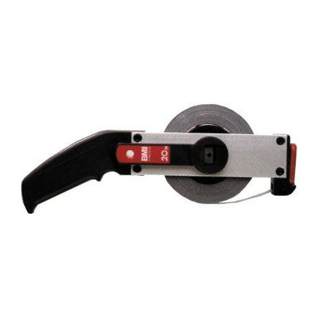 Mètre ruban cadre antirouille 50mx13mm mesure début B IMC