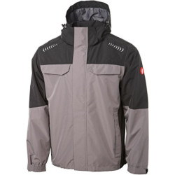 Veste de pluie Plus taille gris/noir. XS Fortis Éléments