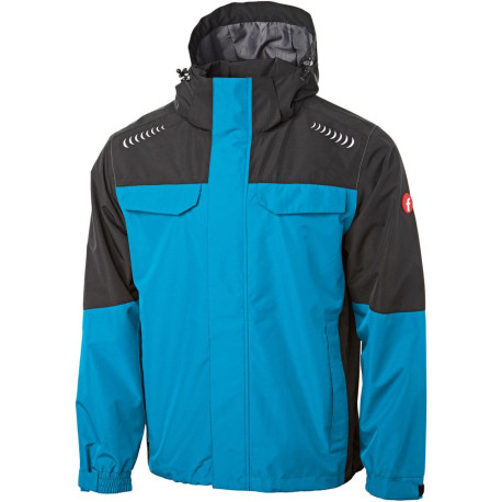 Veste de pluie Plus turquoise/noir taille. S Fortis Éléments