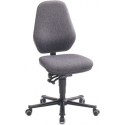 Chaise de bureau Laboratoire Tissu sur patins - Système synchrone avec réglage de tension, 9135-CI11-502