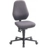 Chaise bureau Laboratoire Basic 2 sur roulettes- tissu - Système synchrone avec réglage de tension 9138-CI11-502