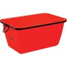 Bac à mortier 200 L, rouge grutables