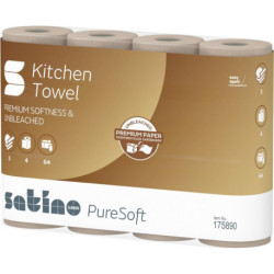 Rouleau de cuisine Satino PureSoft 3 épaisseurs