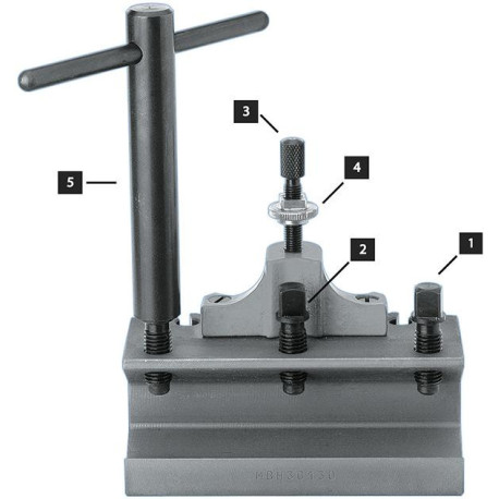 Vis carrée pour tête à changement rapide M14x1,5x40 SRW