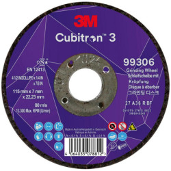 Disque abrasif Cubitron 3115x7mm 36+ 3M