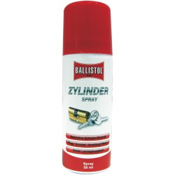 Spray cylindre serrure- particule céramique 50 ml Ballistol (Par 12)