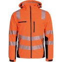Veste softshell. Taille L orange/noir Taille L