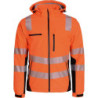 Veste softshell. Taille L orange/noir Taille L