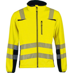 Veste softshell. Taille S jaune/noir Taille S