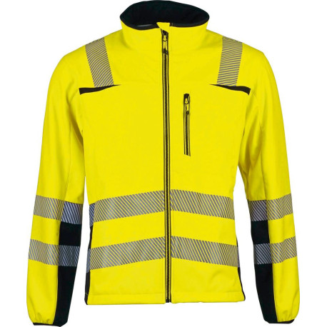 Veste softshell. Taille S jaune/noir Taille S
