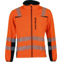 Veste softshell. Taille S orange/noir Taille S