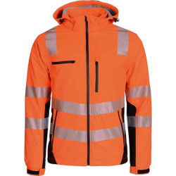 Veste softshell. Taille XL orange/noir Taille XL