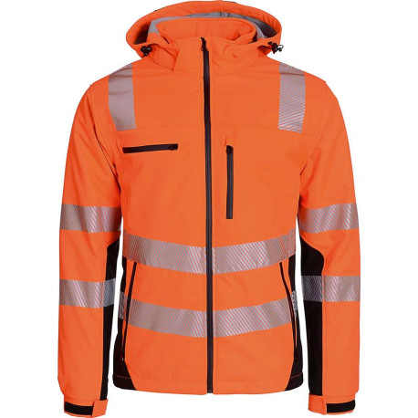 Veste softshell. Taille XL orange/noir Taille XL