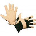 Gant de protection Gaucho, Leder avec StulpeTaille 10