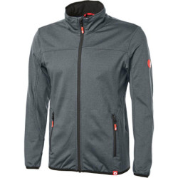 Veste polaire technique gris/noir chiné taille. Éléments Fortis 2XL